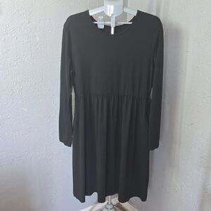 Chic Black Long Sleeve Dress